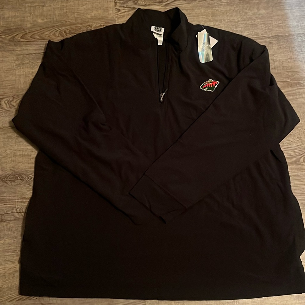 Minnesota Wild 1/4 zip Pullover - Wind Breaker Jacket NWT NHL Brand